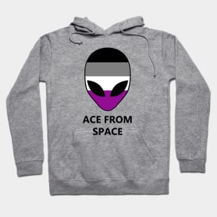 Ace From Space Asexuality Pride Alien Hoodie